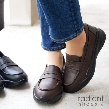 【2026年秋冬新作】radiant shoes スニーカー ローファー スニーファー レディース 厚底 軽量 3E