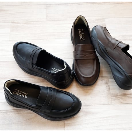 【2026年秋冬新作】radiant shoes スニーカー ローファー スニーファー レディース 厚底 軽量 3E