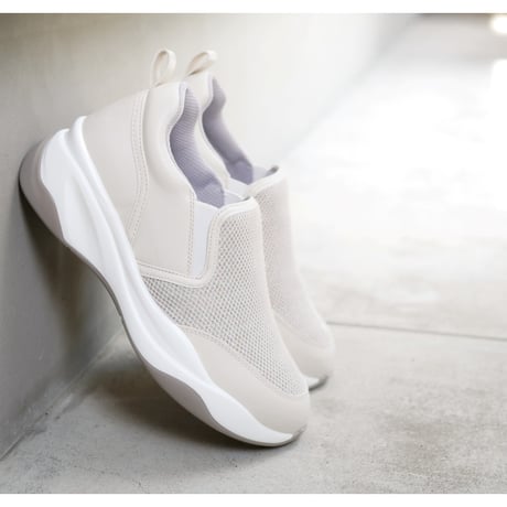 【2026年春夏新作】radiant shoes スニーカー スリッポン レディース 3E メッシュ ラメ 軽量 厚底