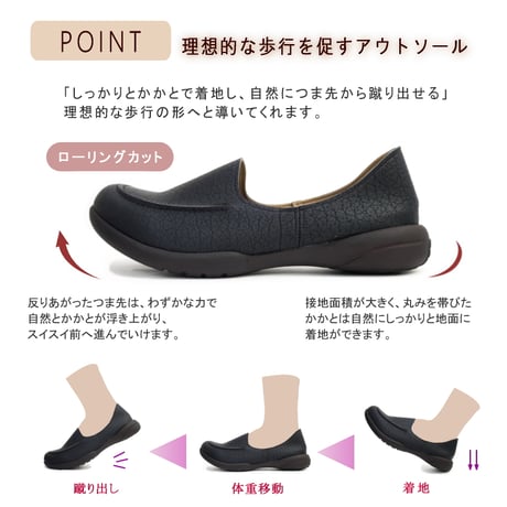 【2026年春/再入荷】Re:getA ローリングシューズ リゲッタ ローファー 日本製 スリッポンシューズ