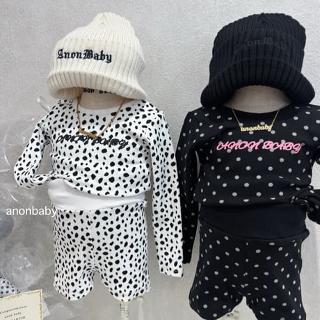 〈即納〉𝐎𝐫𝐢𝐠𝐢𝐧𝐚𝐥 ブラックドットロンtee／ショートパンツ