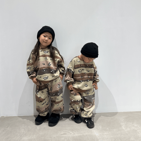 〈即納〉anonbaby スウェットセットアップ【カモフラ】