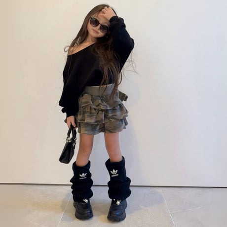 〈即納〉𝐎𝐫𝐢𝐠𝐢𝐧𝐚𝐥 カモフラフリルスカート