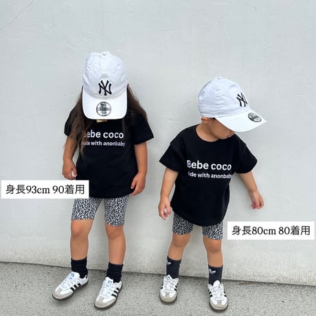 〈即納〉𝐎𝐫𝐢𝐠𝐢𝐧𝐚𝐥 Bebe coco ビッグtee【ブラック】