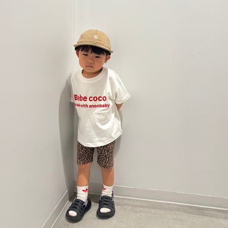 〈即納〉𝐎𝐫𝐢𝐠𝐢𝐧𝐚𝐥 Bebe coco ビッグtee【ホワイト】