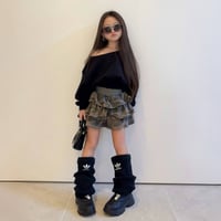 〈即納〉𝐎𝐫𝐢𝐠𝐢𝐧𝐚𝐥 カモフラフリルスカート