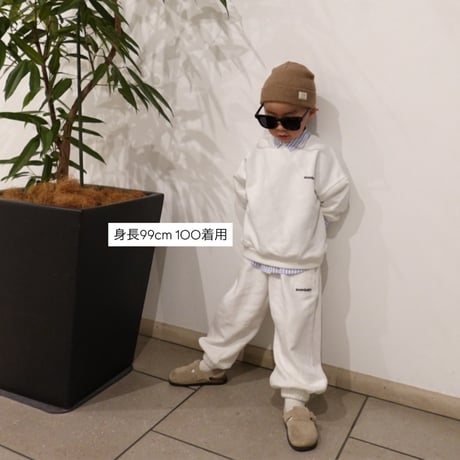〈即納〉anonbaby スウェットセットアップ【ホワイト】