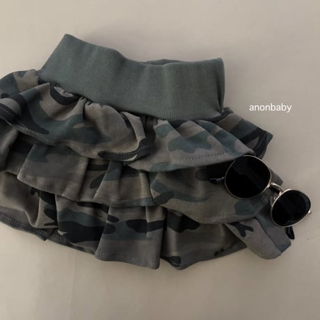 〈即納〉𝐎𝐫𝐢𝐠𝐢𝐧𝐚𝐥 カモフラフリルスカート