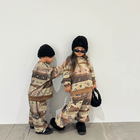 〈即納〉anonbaby スウェットセットアップ【カモフラ】