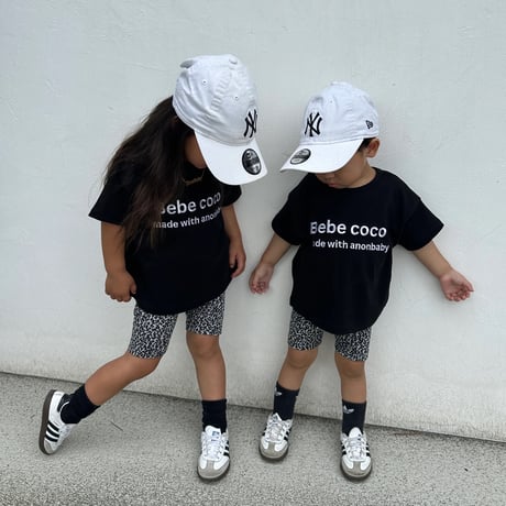 〈即納〉𝐎𝐫𝐢𝐠𝐢𝐧𝐚𝐥 Bebe coco ビッグtee【ブラック】