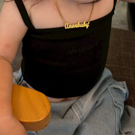 〈即納〉𝐎𝐫𝐢𝐠𝐢𝐧𝐚𝐥 anonbaby キャミソール【ブラック】