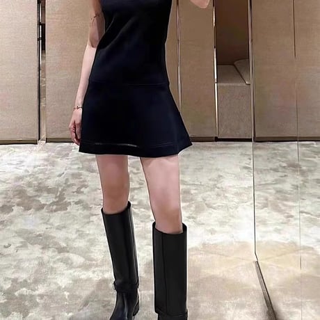 ◆予約◆サイドバックルロングブーツ