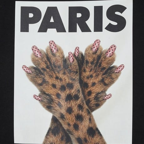 ◆予約◆ PARIS NAIL LEOPARD LONG SLEEVE TEE