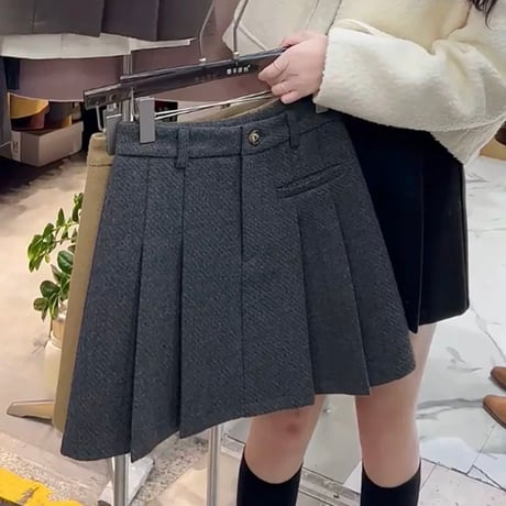 ◆予約◆ 台形プリーツスカート