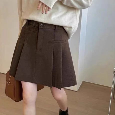 ◆予約◆ 台形プリーツスカート