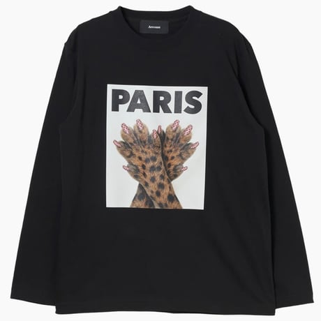 ◆予約◆ PARIS NAIL LEOPARD LONG SLEEVE TEE