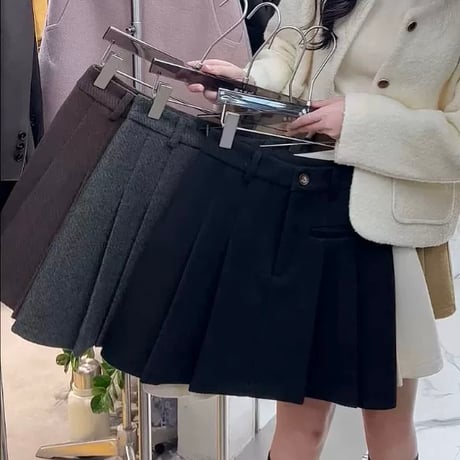 ◆予約◆ 台形プリーツスカート