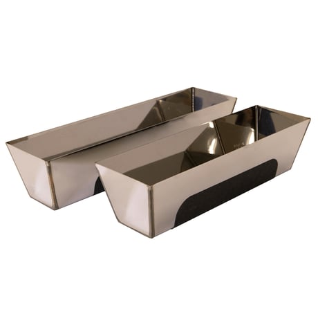 Contoured Bottom Heliarc Mud Pan　12インチ