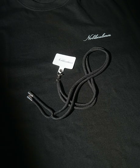 Noblecalmerロゴ入りスマホショルダーストラップ