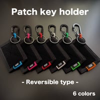 ベルクロパッチキーホルダー　-type02- 【両面タイプ】 6 colors +1 color