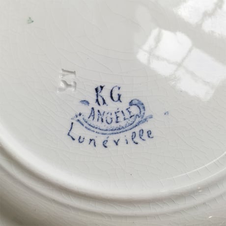 KG Luneville　リュネヴィル　"ANGELE"　プレート