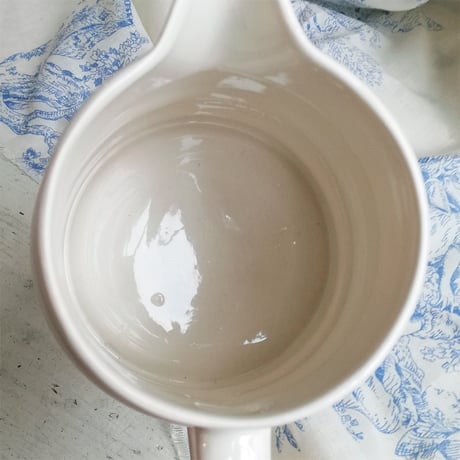 H.A.Wain and son Ltd / Melba Ware　バンデッド　ホワイト　ジャグ