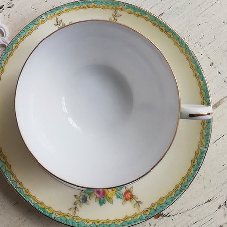 オールドノリタケ　NORITAKE　 ハンドペイント　カップ＆ソーサー