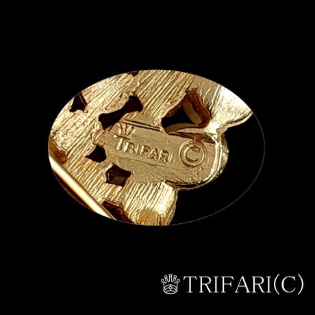 CROWN TRIFARI　クラウントリファリ　葡萄　パール　ブローチ