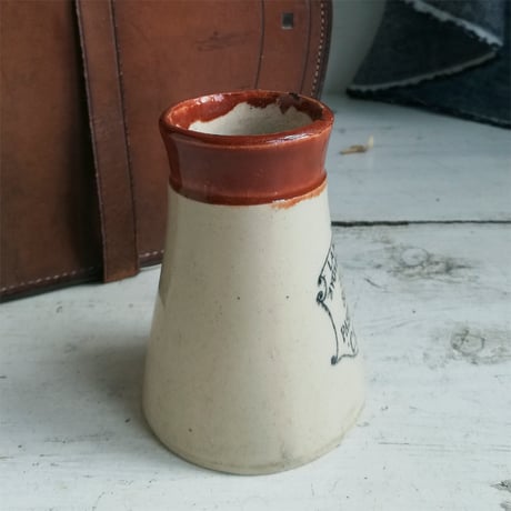 ツートンカラー　クリーム　ポット
