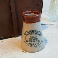ツートンカラー　クリーム　ポット