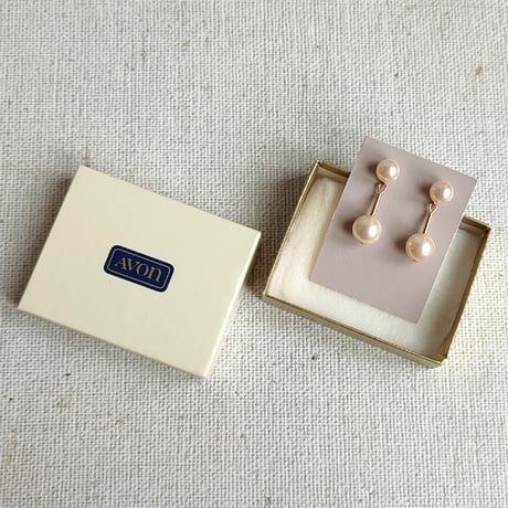 AVON　エイボン　カシミアパール　ピアス（1987年）