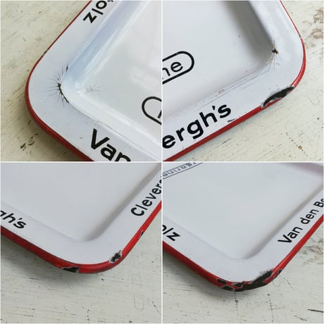 琺瑯製　Van den Bergh's　ショップ用　マーガリン　トレイ