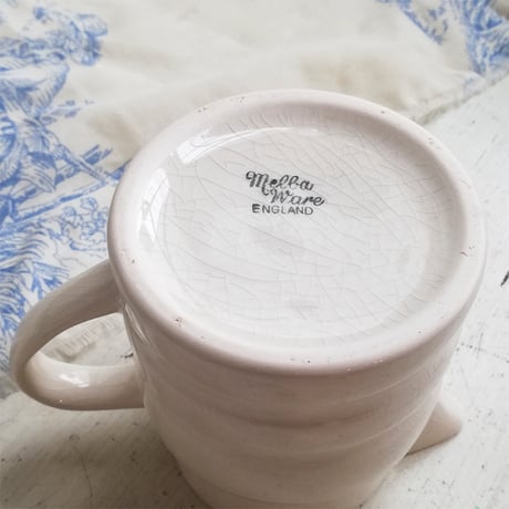 H.A.Wain and son Ltd / Melba Ware　バンデッド　ホワイト　ジャグ