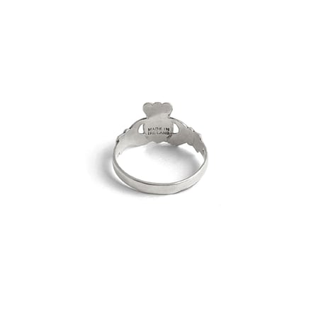 スターリングシルバー　Claddagh　クラダ 　リング　アイルランドヴィンテージ