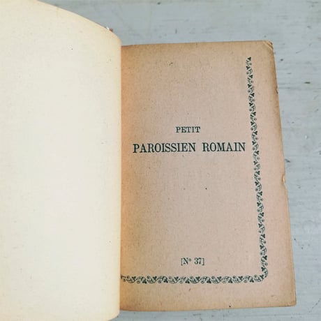 スミレとミモザと十字架　モシュリンヌ　ミサ典書　祈祷書　1912年