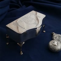 スターリングシルバー　ジュエリーボックス　1911年
