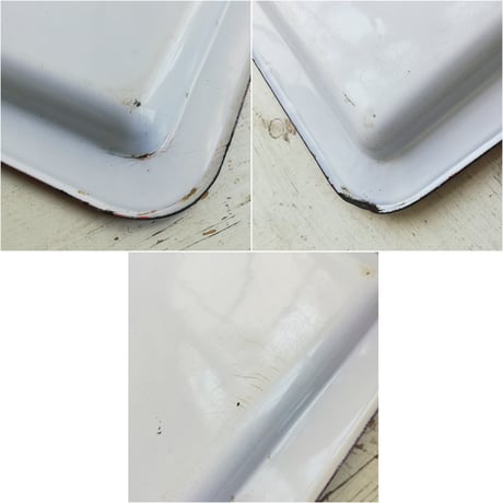 琺瑯製　Van den Bergh's　ショップ用　マーガリン　トレイ