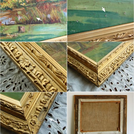 英国風景の油絵