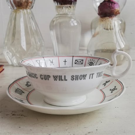 AYNSLEY　エインズレイ　"NELROS"　ネルロス　紅茶占いのカップ＆ソーサー　1904年