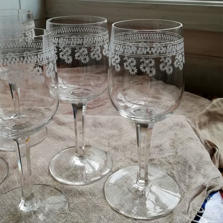 BACCARAT　バカラ　「POMPADOUR ポンパドール」　ワイングラス