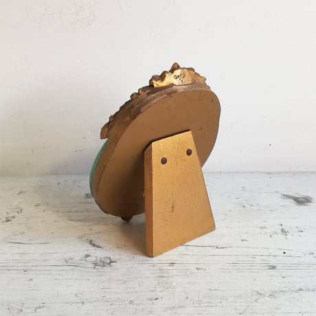 バーボラミラー　スモール　イギリスアンティーク