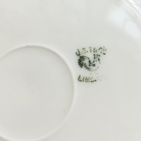 LIMOGES　JBT＆CIE　リモージュ　薔薇柄　デイナープレート