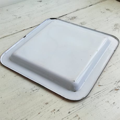 琺瑯製　Van den Bergh's　ショップ用　マーガリン　トレイ
