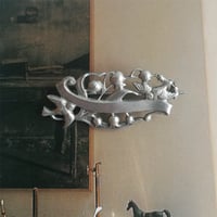 鈴蘭と鳥のブローチ　フランスアンティーク