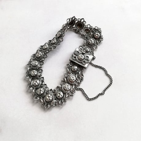 フレンチ　シルバー　ブレスレット　フランスアンティーク