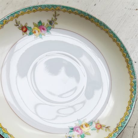 オールドノリタケ　NORITAKE　 ハンドペイント　カップ＆ソーサー