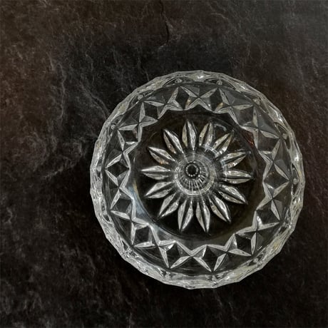 プレスドガラス　リングホルダー　アクセサリートレイ