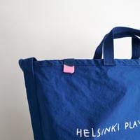 【HELSINKI PLAYGROUND x ANUNFOLD】"SIDE POCKET" TOTE　NO.3
