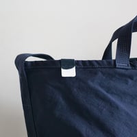 "SIDE POCKET" TOTE　MIDNIGHT BLUE　NO.26