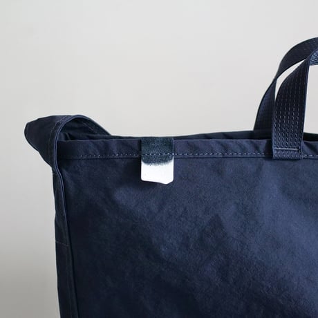 "SIDE POCKET" TOTE　MIDNIGHT BLUE　NO.30